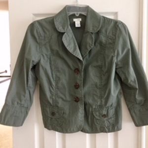 Anthropologie Odille Cropped Jacket